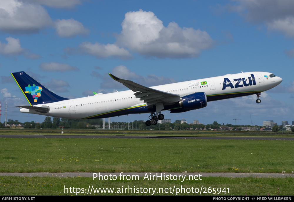 Aircraft Photo of PR-ANY | Airbus A330-941N | Azul Linhas Aéreas Brasileiras | AirHistory.net #265941