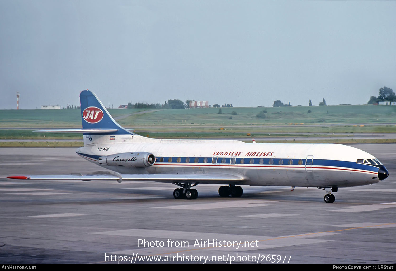 Aircraft Photo of YU-AHF | Sud SE-210 Caravelle VI-N | JAT Yugoslav Airlines - Jugoslovenski Aerotransport | AirHistory.net #265977