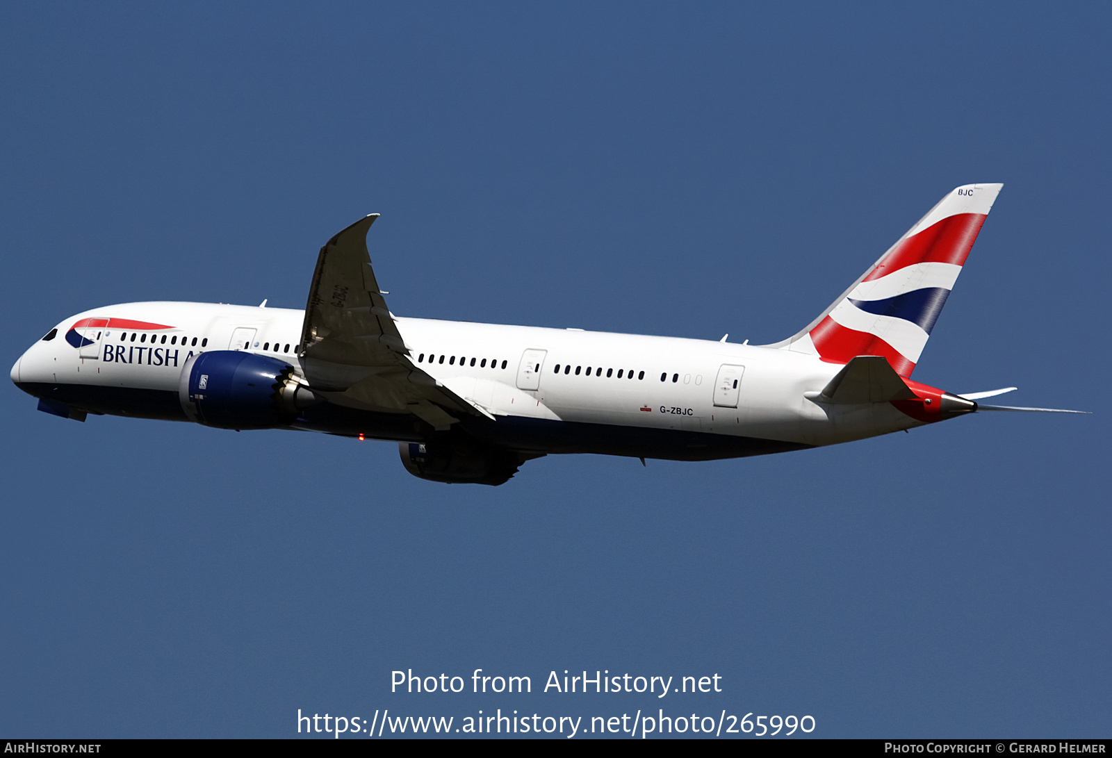 Aircraft Photo of G-ZBJC | Boeing 787-8 Dreamliner | British Airways | AirHistory.net #265990