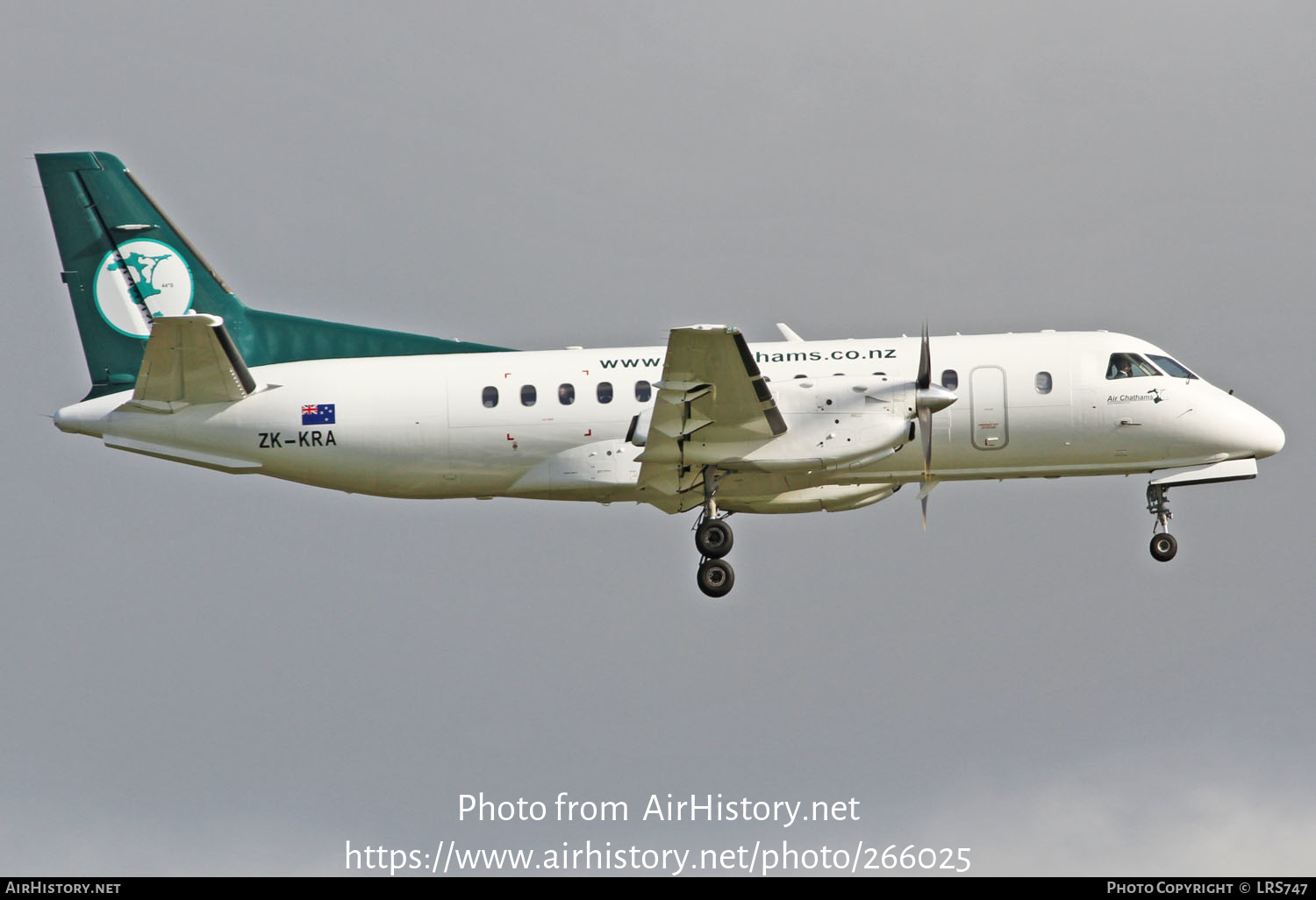 Aircraft Photo of ZK-KRA | Saab-Fairchild SF-340A | Air Chathams | AirHistory.net #266025