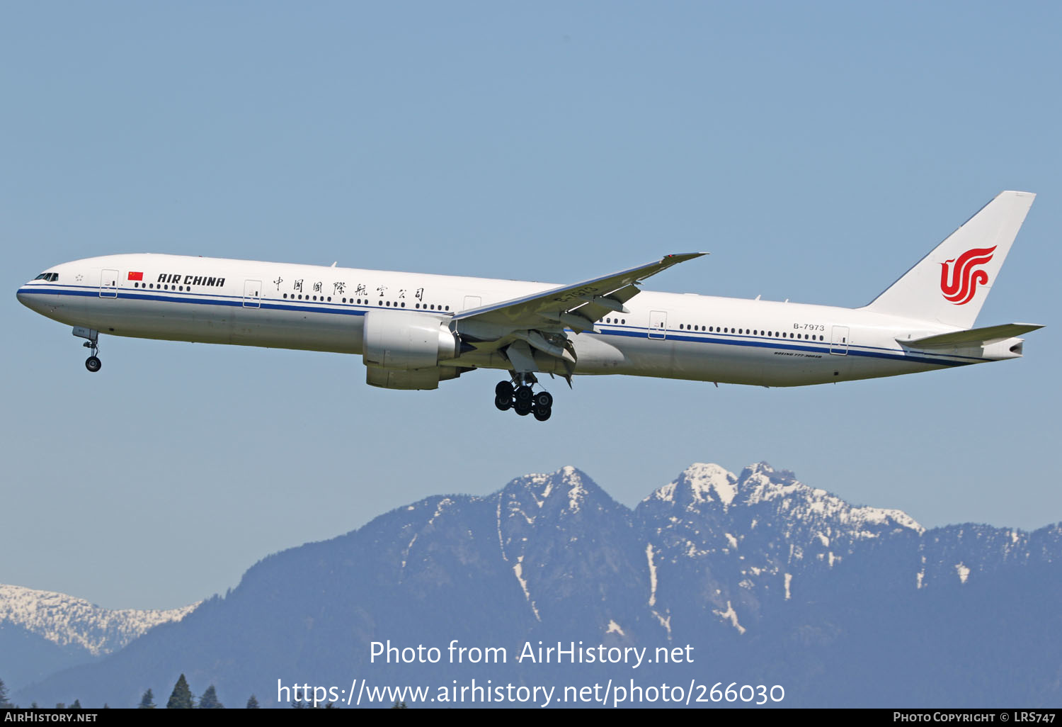 Aircraft Photo of B-7973 | Boeing 777-300/ER | Air China | AirHistory.net #266030