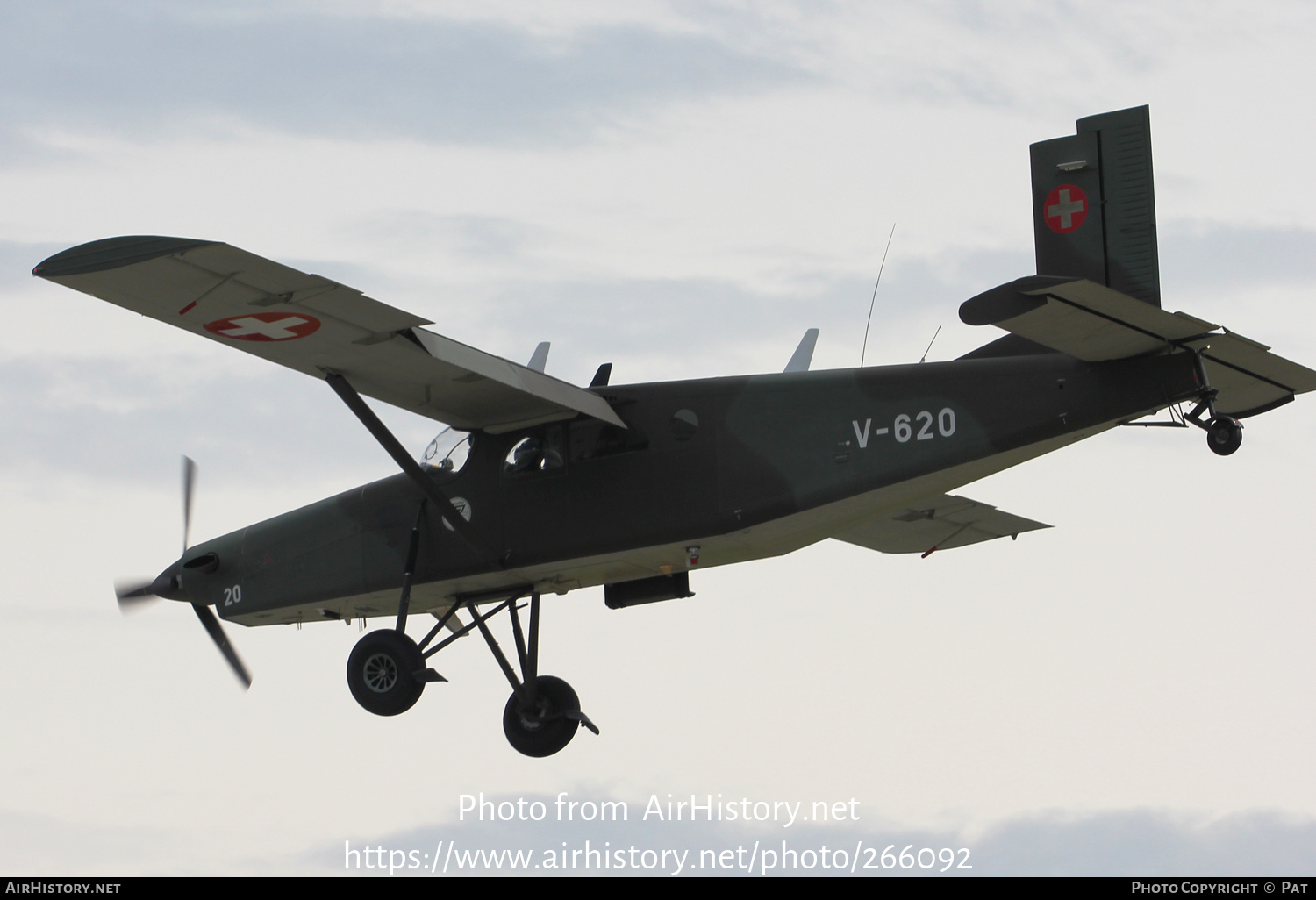 Aircraft Photo of V-620 | Pilatus PC-6/B2-H2M-1 Turbo Porter | Switzerland - Air Force | AirHistory.net #266092