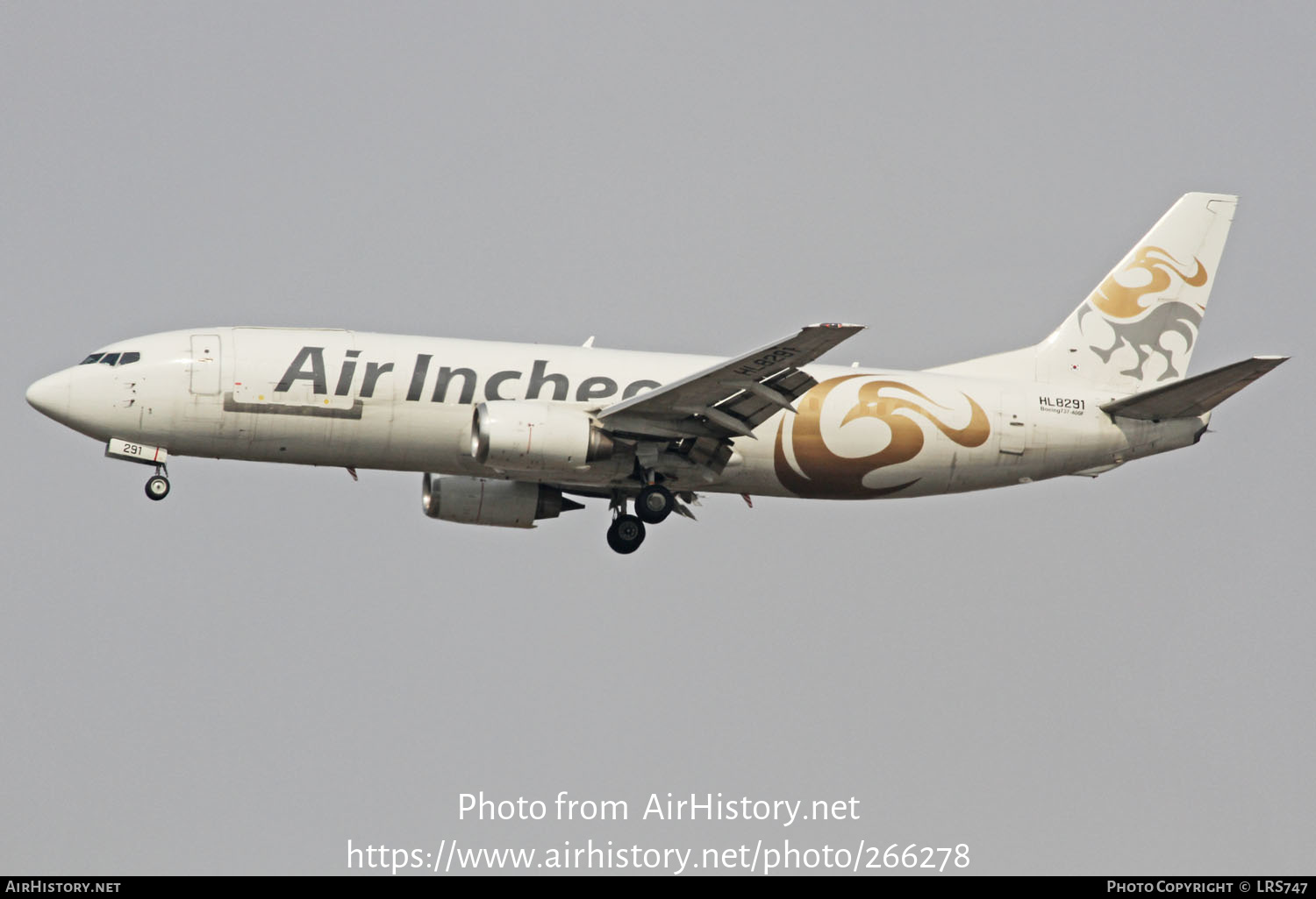 Aircraft Photo of HL8291 | Boeing 737-4Y0(SF) | Air Incheon | AirHistory.net #266278