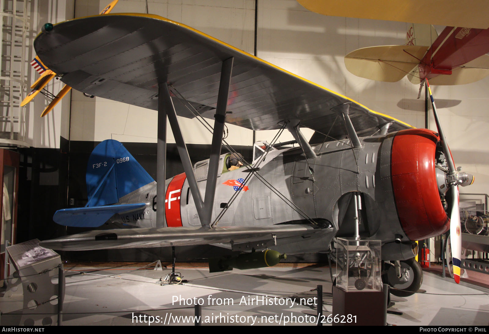 Aircraft Photo of 0968 | Grumman F3F-2 | USA - Navy | AirHistory.net #266281