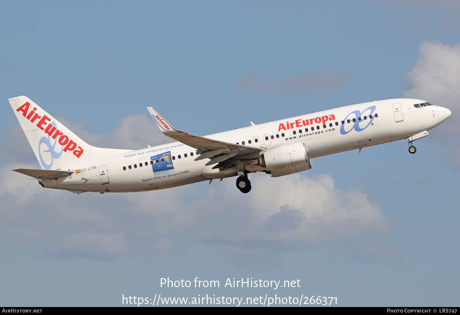 Aircraft Photo of EC-LTM | Boeing 737-85P | Air Europa | AirHistory.net #266371