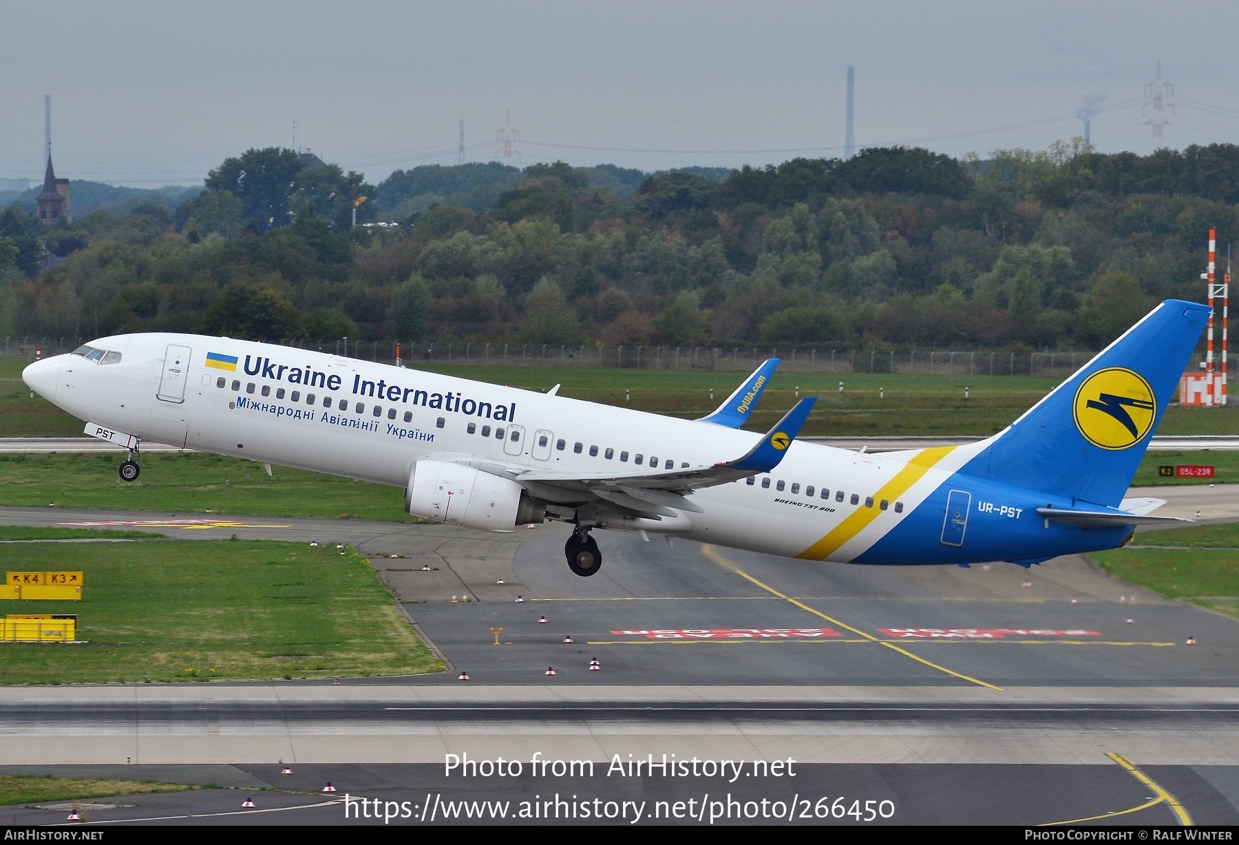 Aircraft Photo of UR-PST | Boeing 737-8AS | Ukraine International Airlines | AirHistory.net #266450