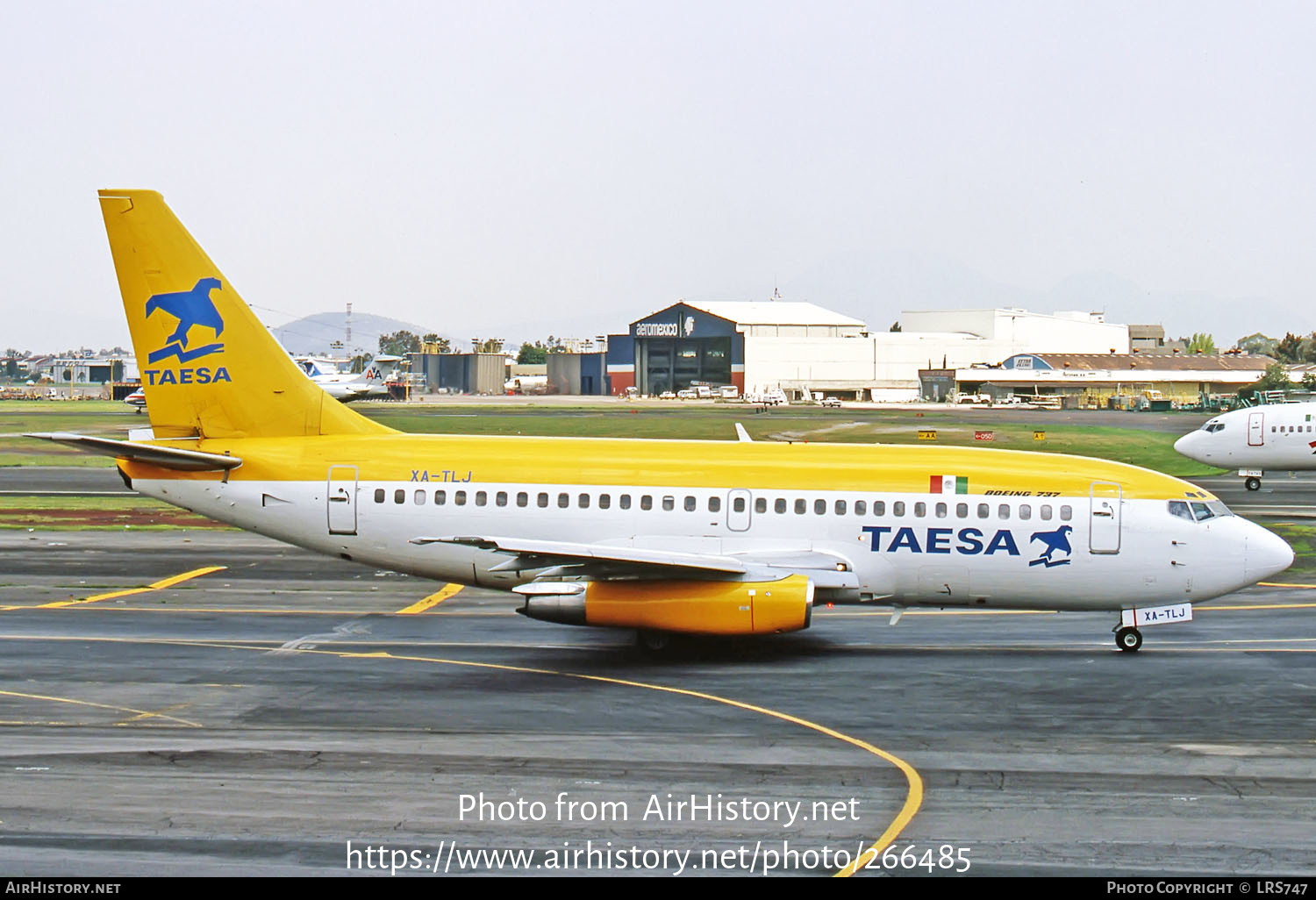 Aircraft Photo of XA-TLJ | Boeing 737-2H6/Adv | TAESA - Transportes Aéreos Ejecutivos | AirHistory.net #266485