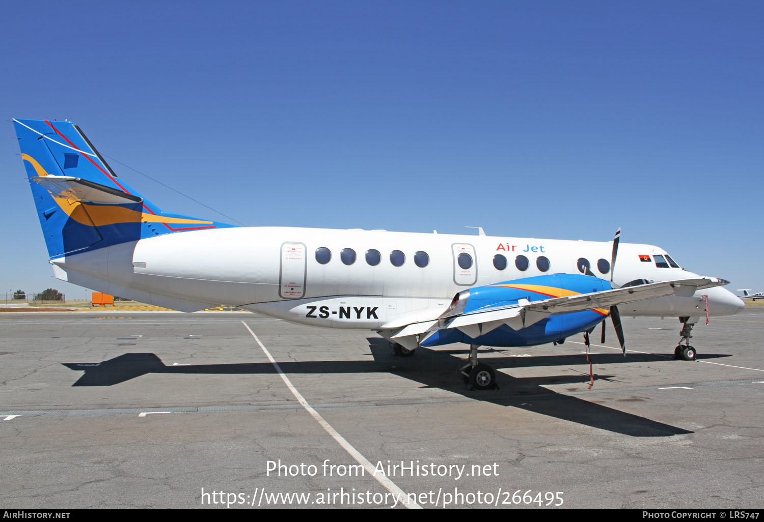 Aircraft Photo of ZS-NYK | British Aerospace Jetstream 41 | Air Jet | AirHistory.net #266495