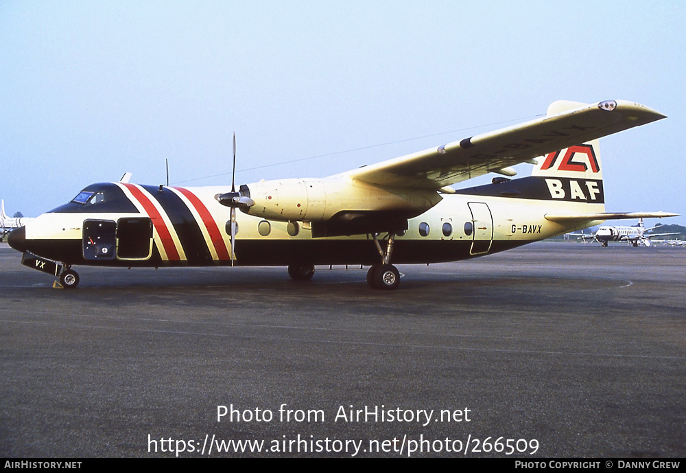 Aircraft Photo of G-BAVX | Handley Page HPR-7 Herald 214 | British Air Ferries - BAF | AirHistory.net #266509