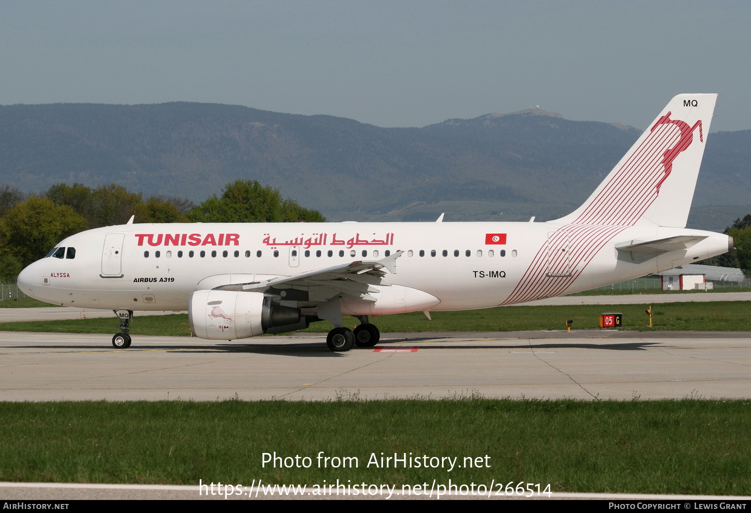 Aircraft Photo of TS-IMQ | Airbus A319-112 | Tunisair | AirHistory.net #266514