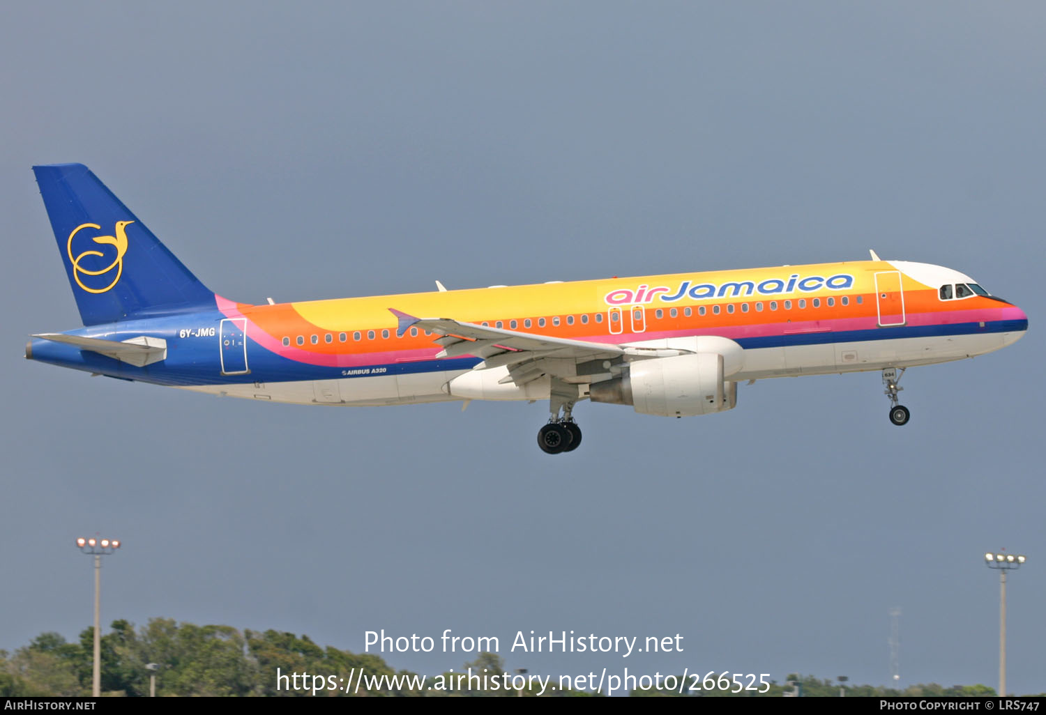 Aircraft Photo of 6Y-JMG | Airbus A320-214 | Air Jamaica | AirHistory.net #266525