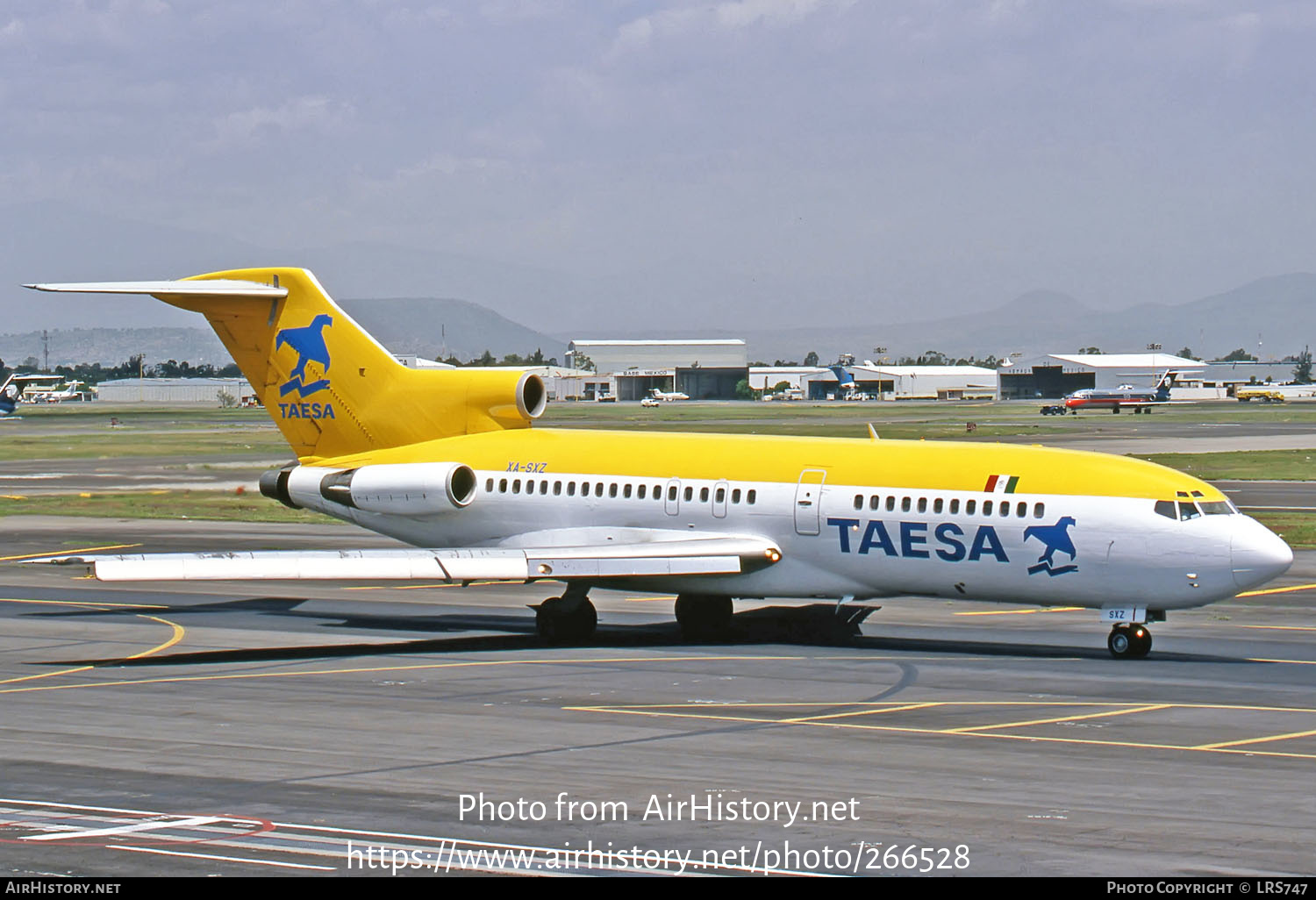 Aircraft Photo of XA-SXZ | Boeing 727-23 | TAESA - Transportes Aéreos Ejecutivos | AirHistory.net #266528