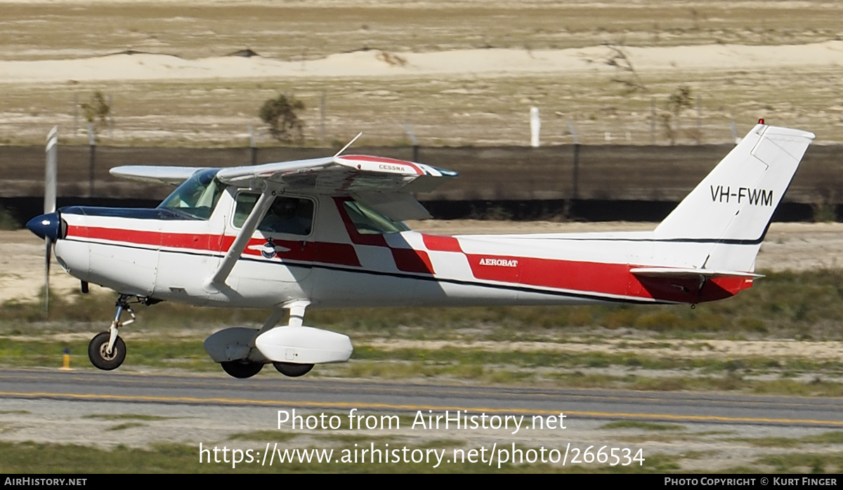 Aircraft Photo of VH-FWM | Cessna A152 Aerobat | Royal Aero Club of Western Australia | AirHistory.net #266534