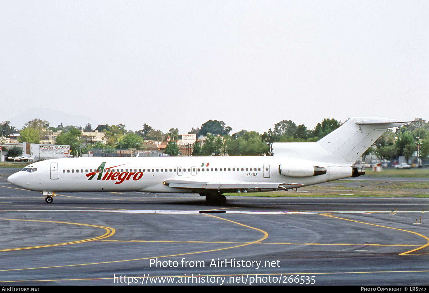 Aircraft Photo of XA-TGP | Boeing 727-287/Adv | Allegro Air | AirHistory.net #266535