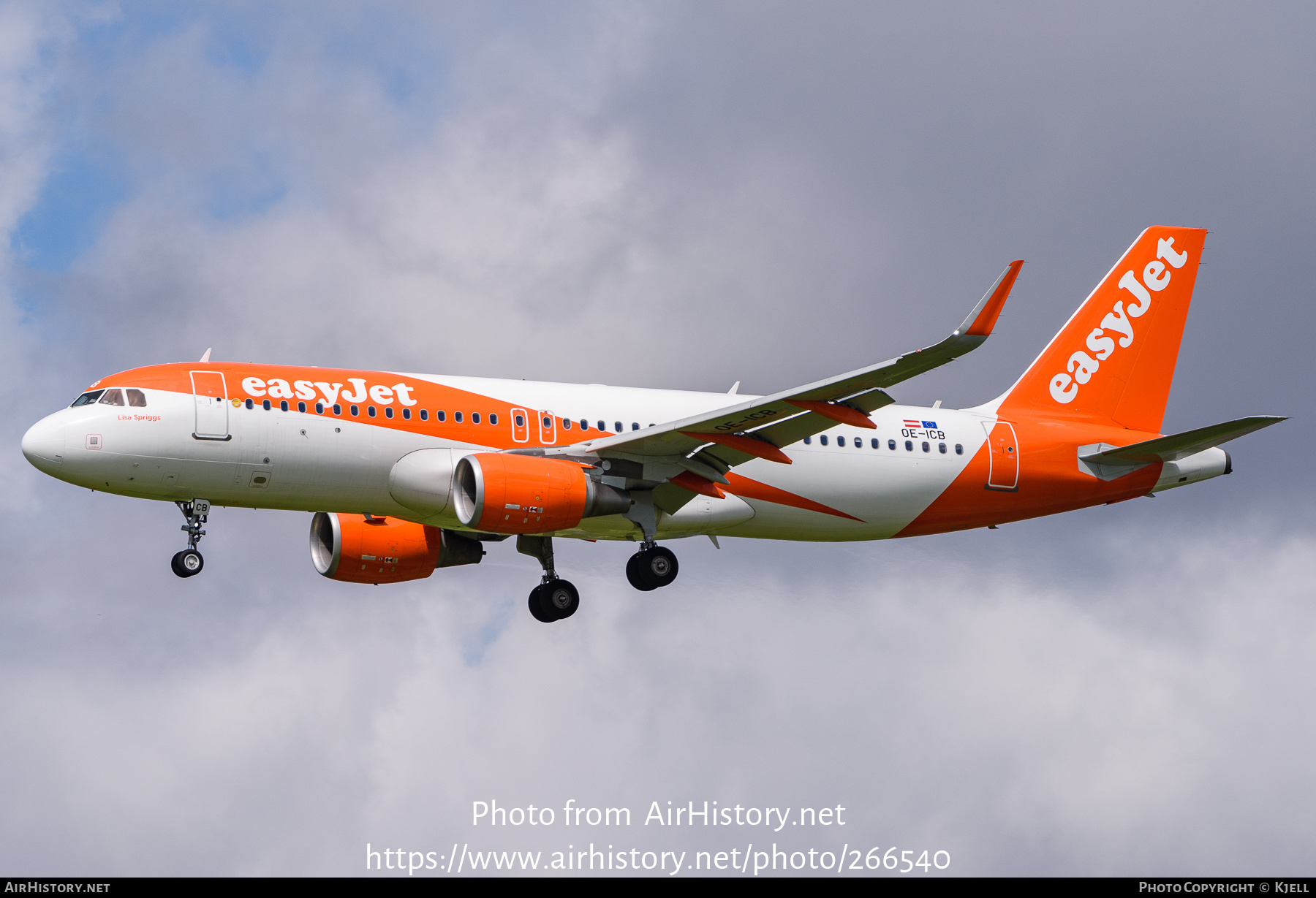 Aircraft Photo of OE-ICB | Airbus A320-214 | EasyJet | AirHistory.net #266540