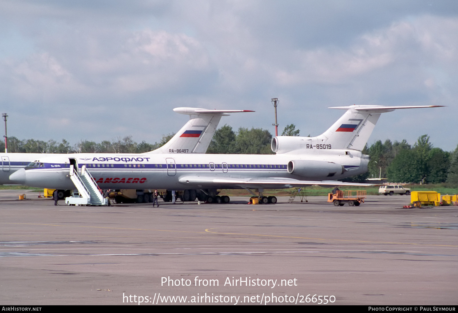 Aircraft Photo of RA-85019 | Tupolev Tu-154S | Aeroflot | AirHistory.net #266550