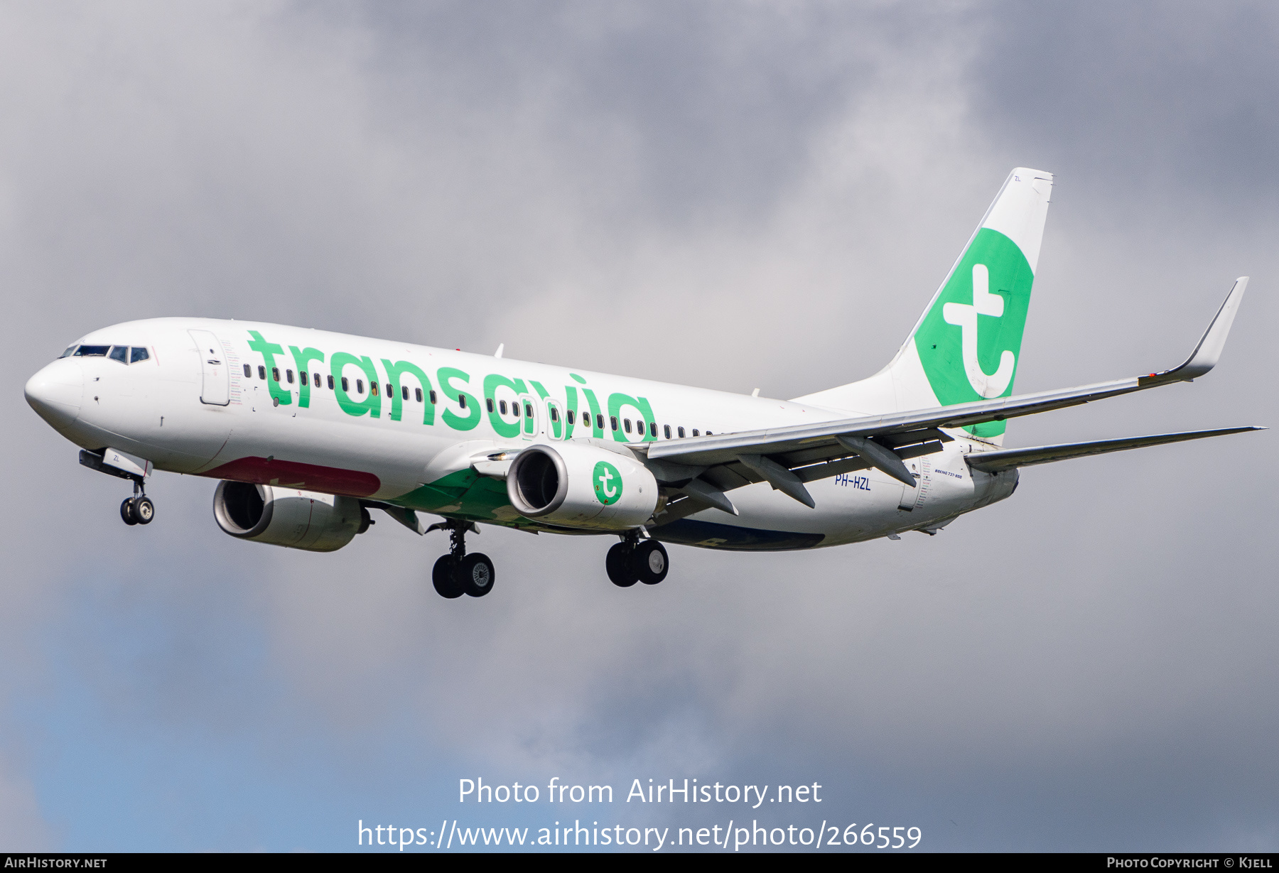 Aircraft Photo of PH-HZL | Boeing 737-8K2 | Transavia | AirHistory.net #266559