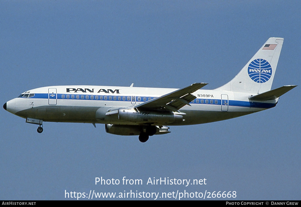 Aircraft Photo of N389PA | Boeing 737-296/Adv | Pan American World