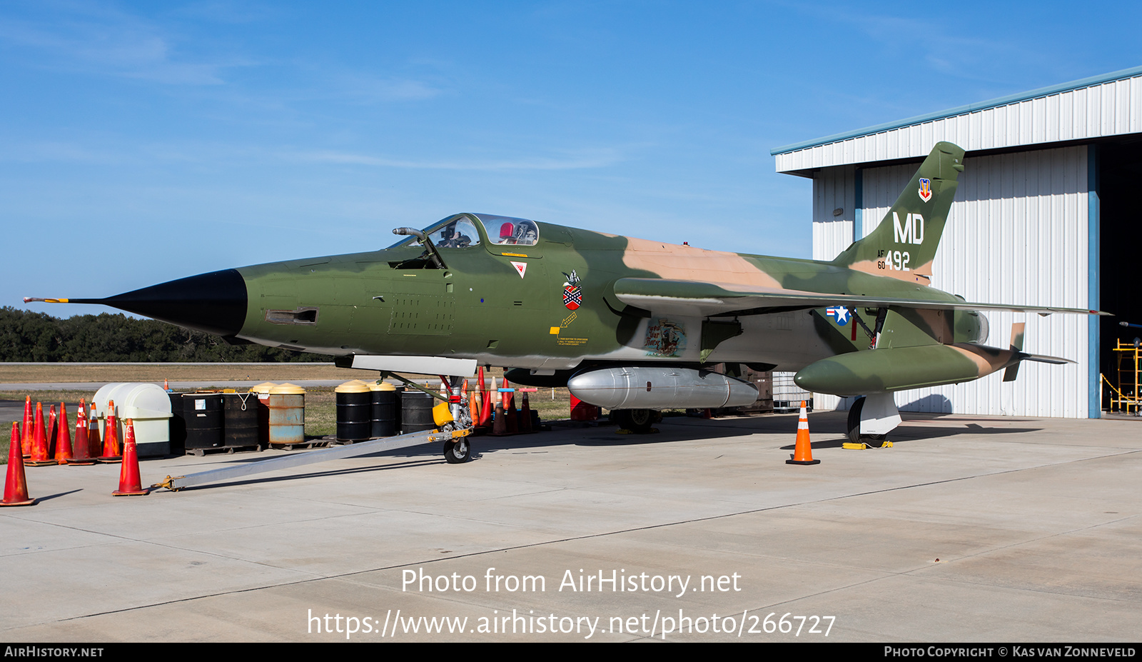 Aircraft Photo of 60-0492 / AF60-492 | Republic F-105D Thunderchief | USA - Air Force | AirHistory.net #266727