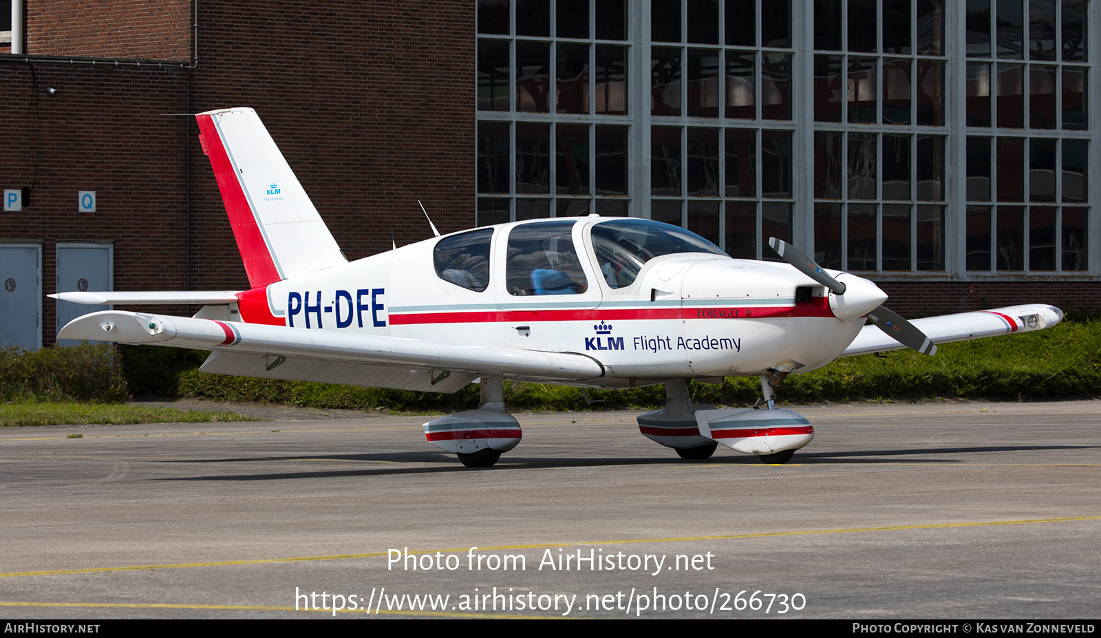 Aircraft Photo of PH-DFE | Socata TB-10 Tobago | KLM Flight Academy | AirHistory.net #266730