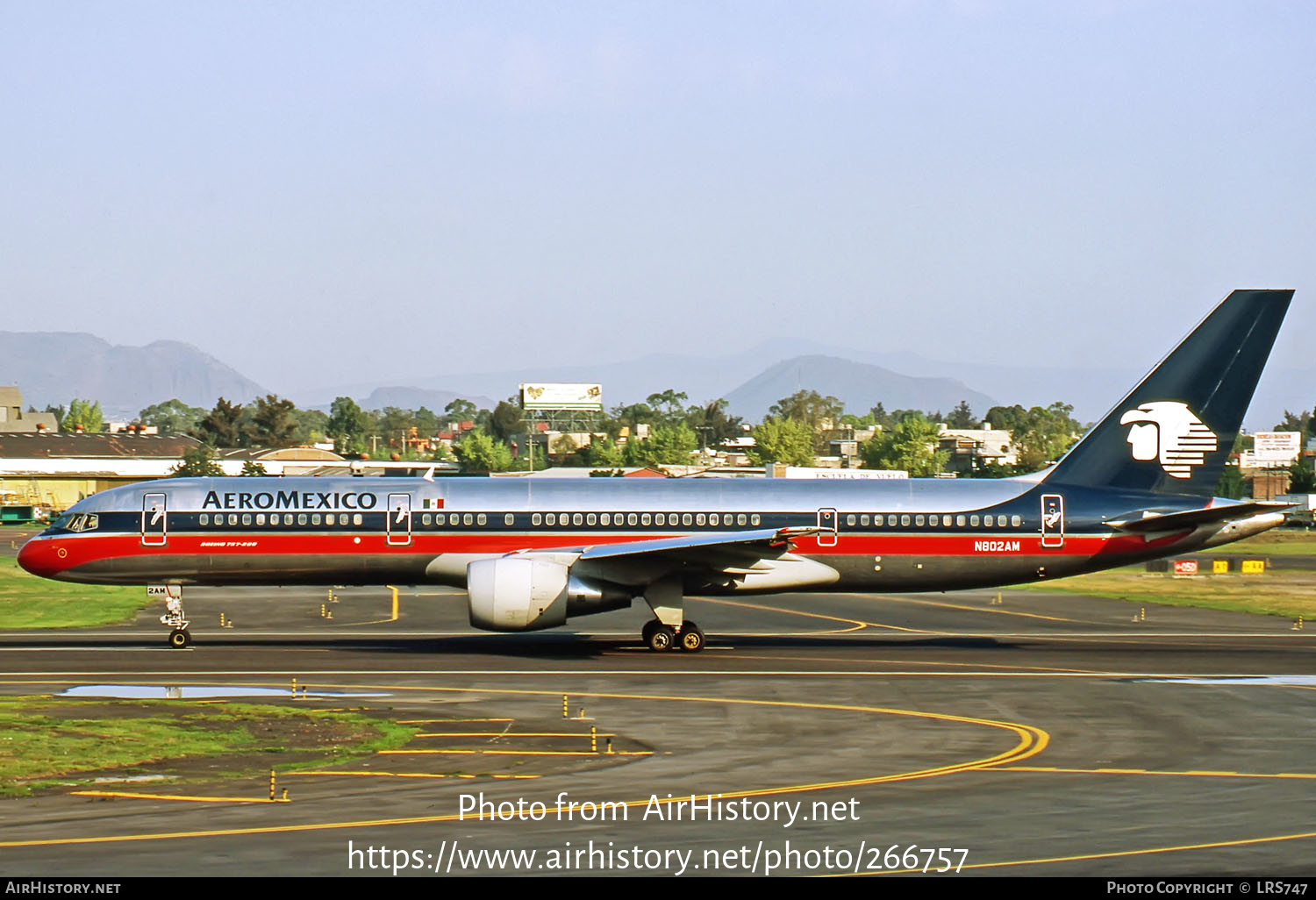 Aircraft Photo of N802AM | Boeing 757-2Q8 | AeroMéxico | AirHistory.net #266757