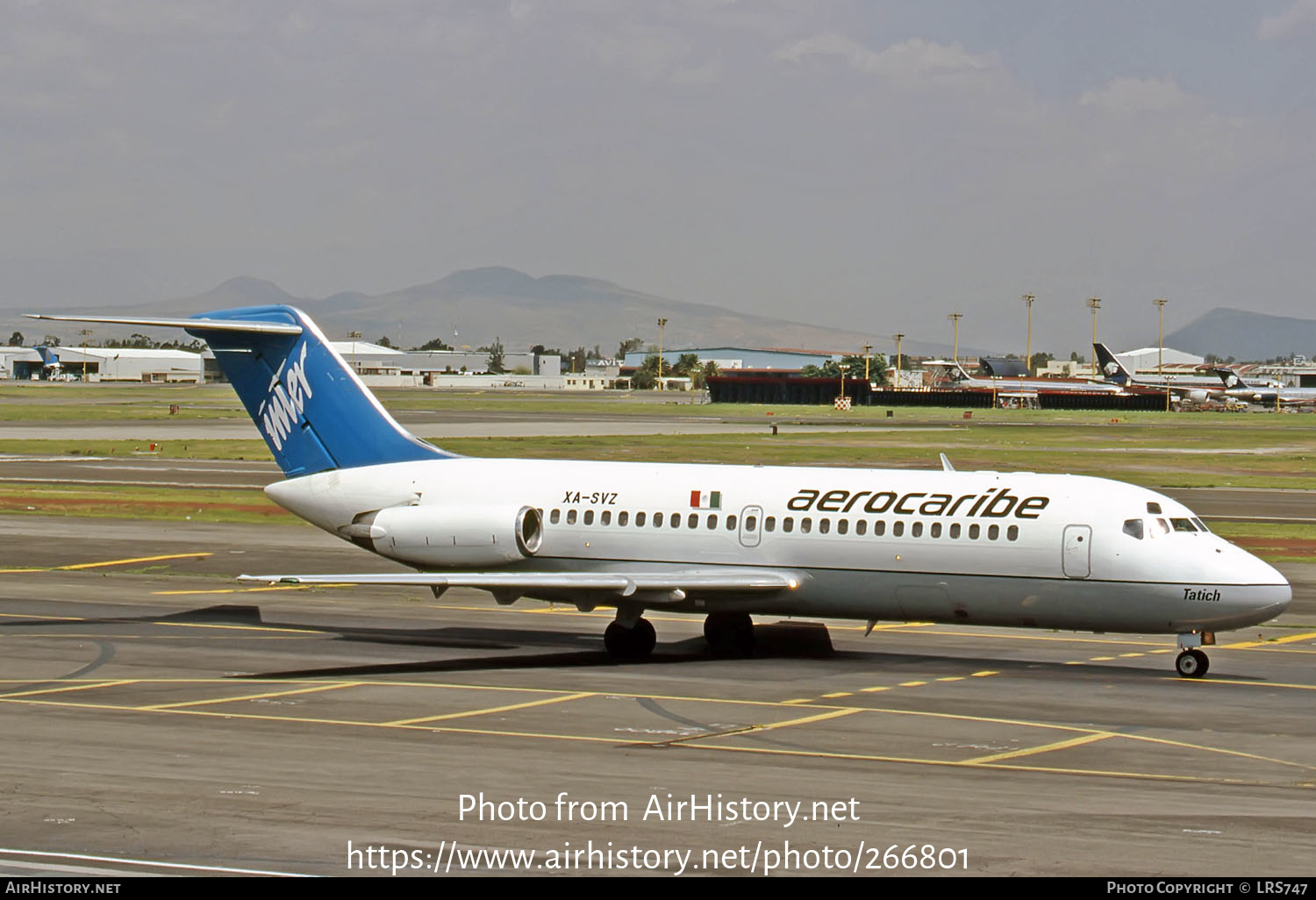 Aircraft Photo of XA-SVZ | McDonnell Douglas DC-9-15 | Aerocaribe | AirHistory.net #266801