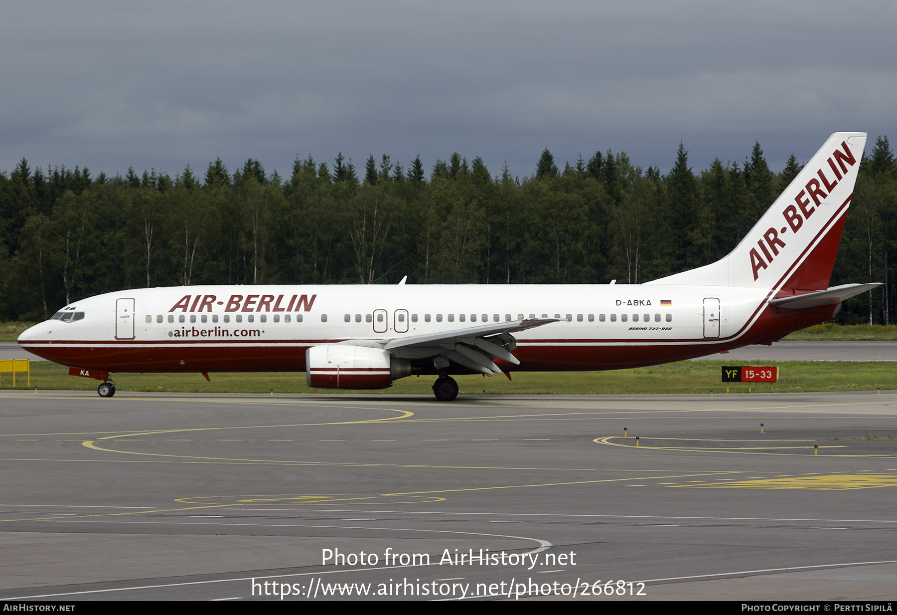 Aircraft Photo of D-ABKA | Boeing 737-82R | Air Berlin | AirHistory.net #266812