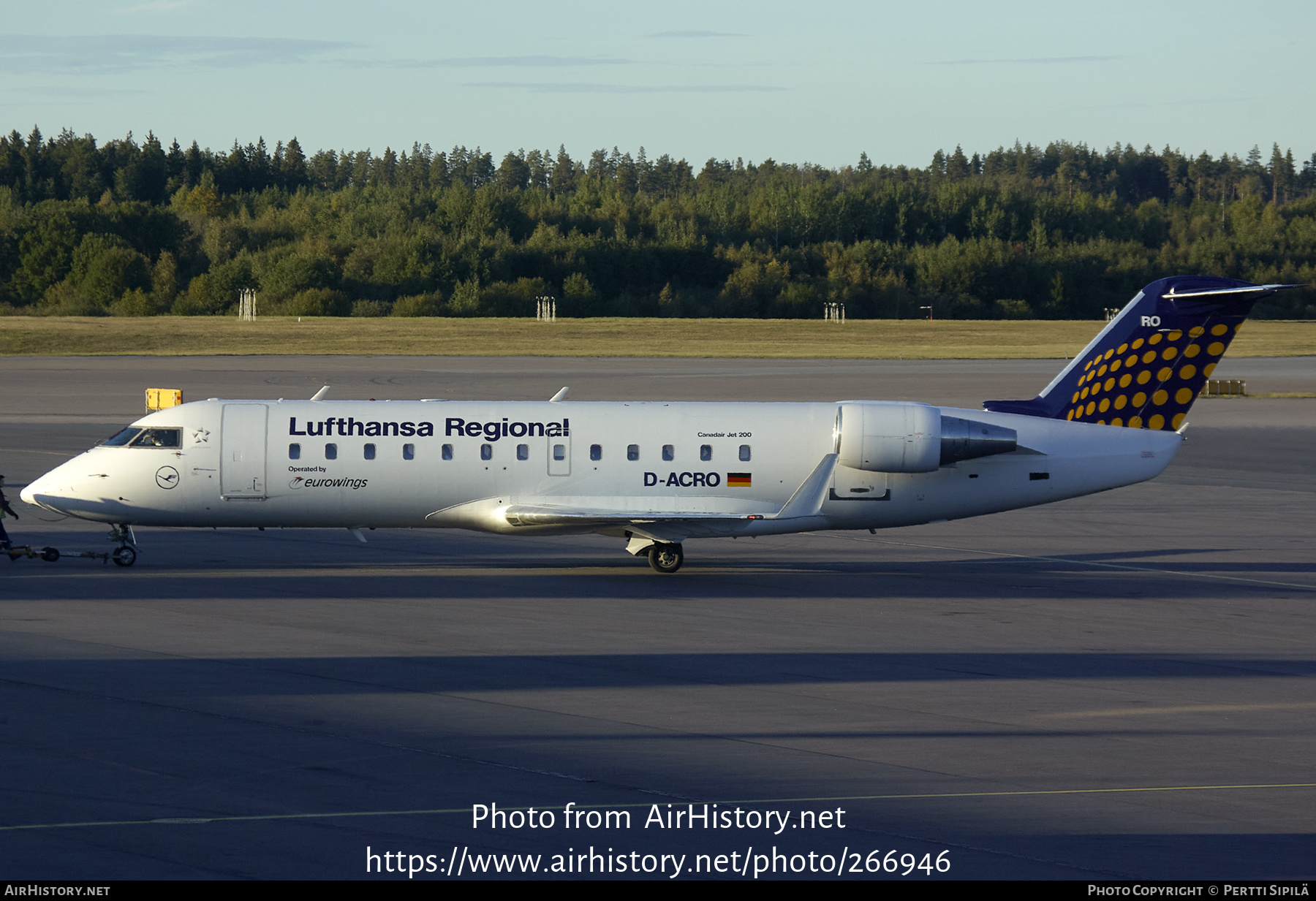 Aircraft Photo of D-ACRO | Bombardier CRJ-200LR (CL-600-2B19) | Lufthansa Regional | AirHistory.net #266946