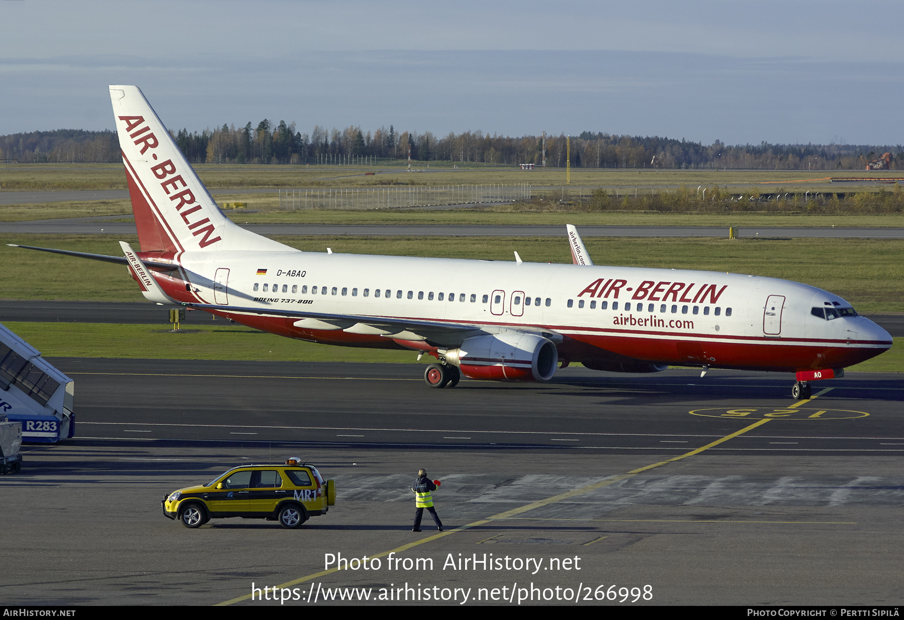 Aircraft Photo of D-ABAQ | Boeing 737-86J | Air Berlin | AirHistory.net #266998