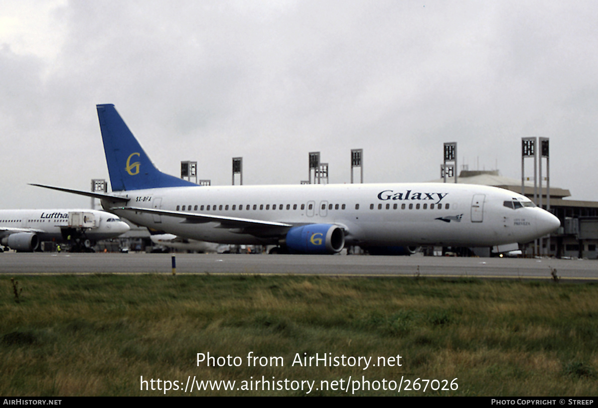 Aircraft Photo of SX-BFA | Boeing 737-4Q8 | Galaxy Airways | AirHistory.net #267026