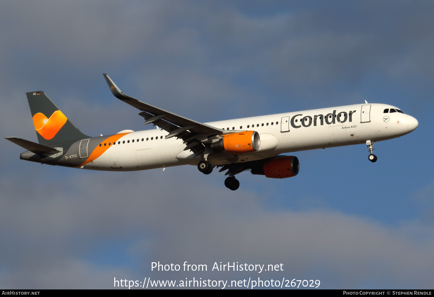 Aircraft Photo of D-ATCC | Airbus A321-211 | Condor Flugdienst | AirHistory.net #267029