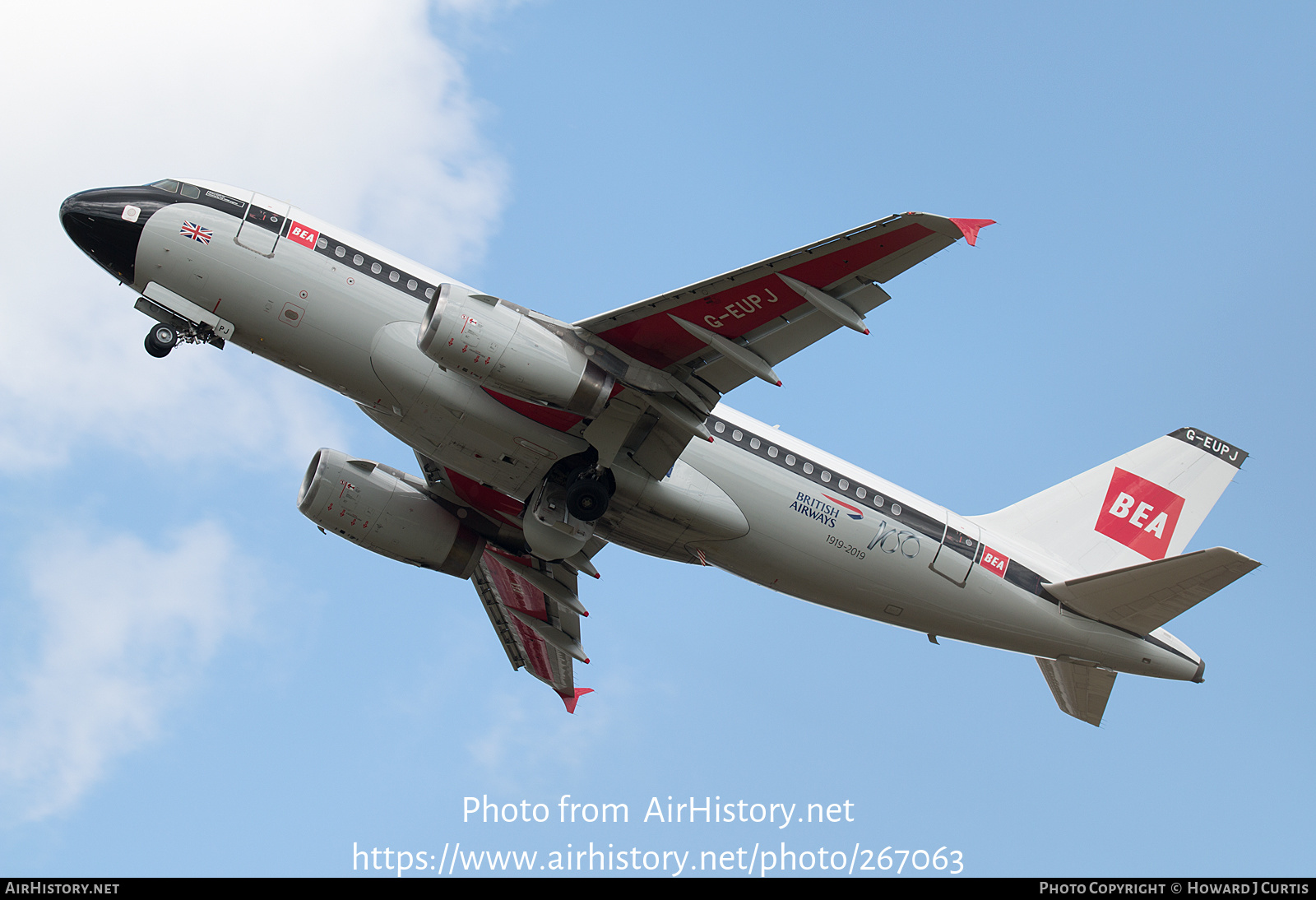 Aircraft Photo of G-EUPJ | Airbus A319-131 | British Airways | BEA - British European Airways | AirHistory.net #267063