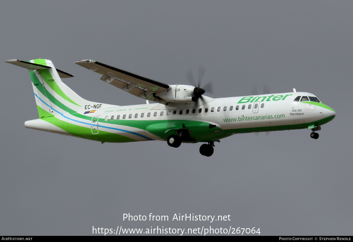 Aircraft Photo of EC-NGF | ATR ATR-72-600 (ATR-72-212A) | Binter Canarias | AirHistory.net #267064