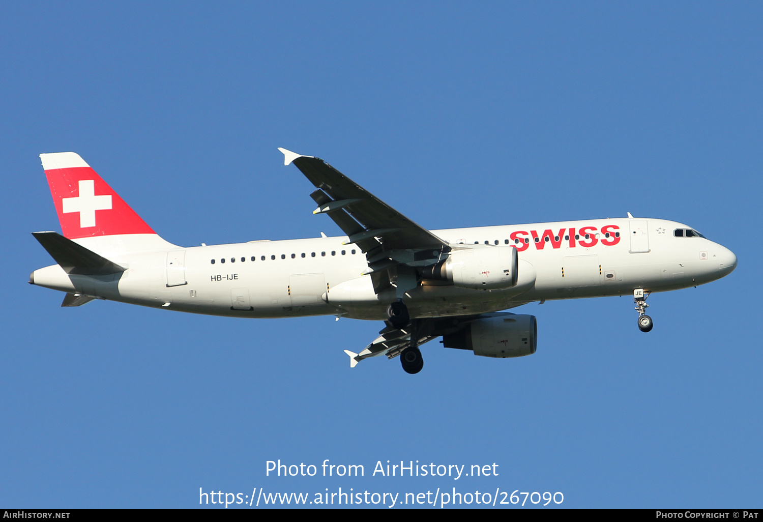 Aircraft Photo of HB-IJE | Airbus A320-214 | Swiss International Air Lines | AirHistory.net #267090