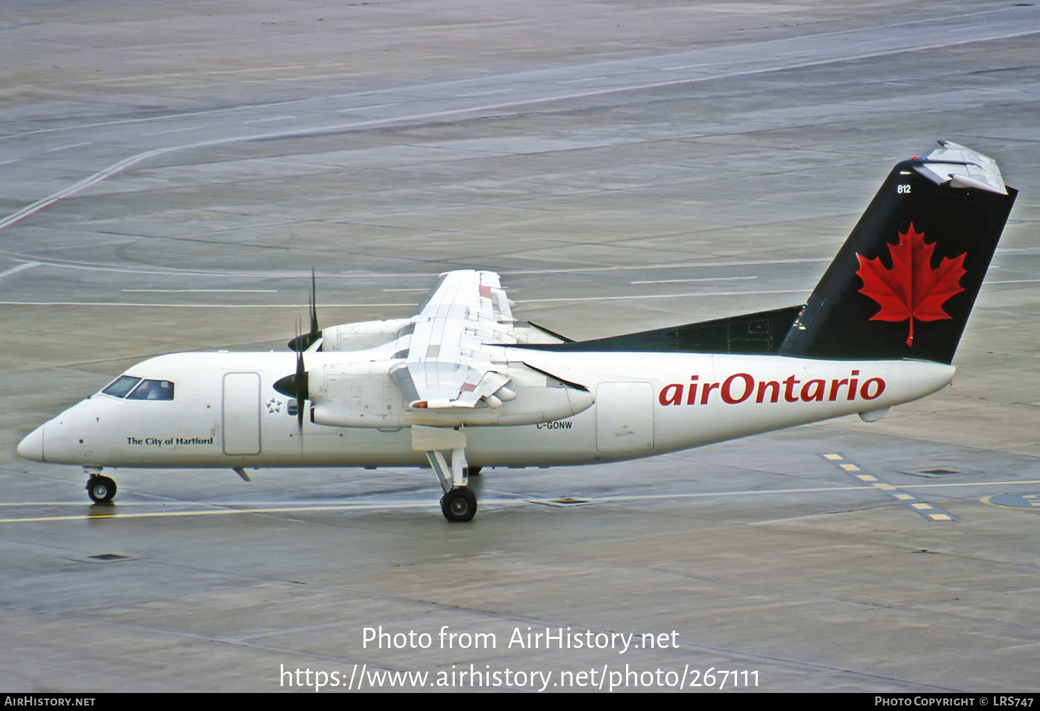 Aircraft Photo of C-GONW | De Havilland Canada DHC-8-102 Dash 8 | Air Ontario | AirHistory.net #267111