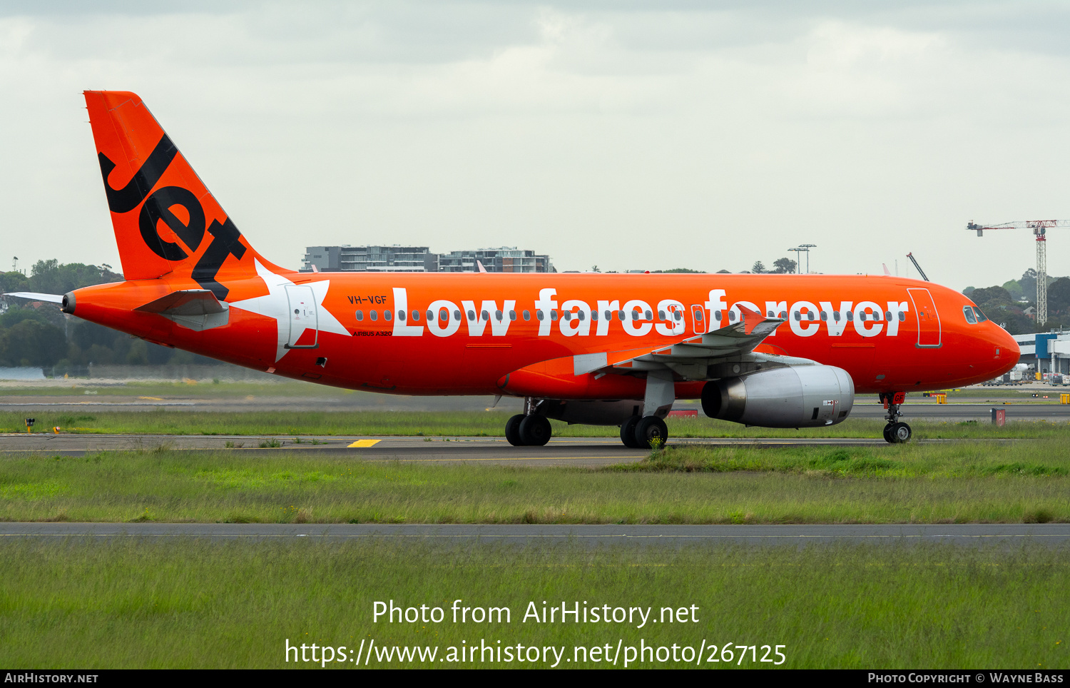 Aircraft Photo of VH-VGF | Airbus A320-232 | Jetstar Airways | AirHistory.net #267125