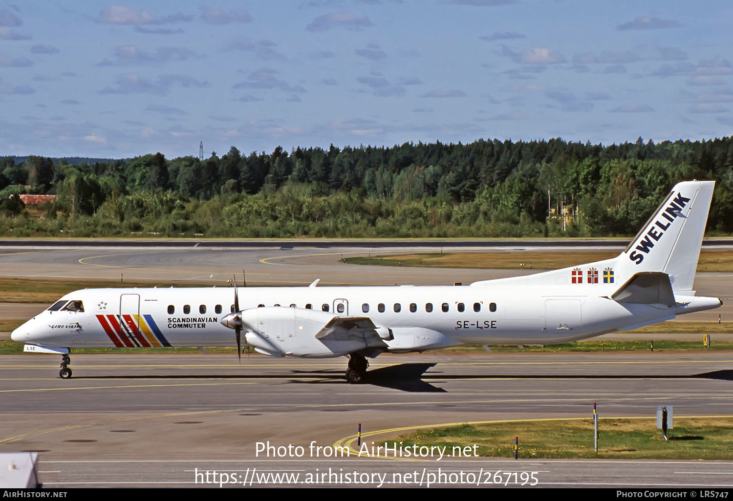 Aircraft Photo of SE-LSE | Saab 2000 | Scandinavian Commuter - Swelink | AirHistory.net #267195