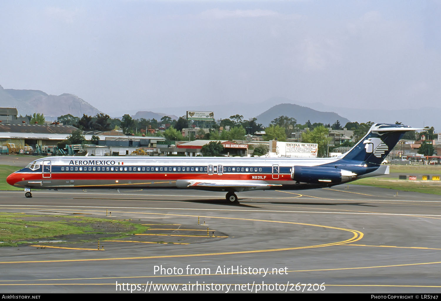 Aircraft Photo of N831LF | McDonnell Douglas MD-83 (DC-9-83) | AeroMéxico | AirHistory.net #267206