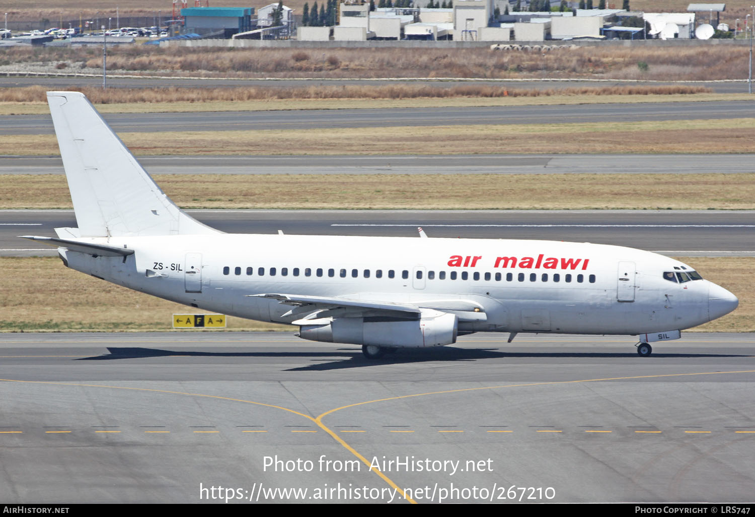 Aircraft Photo of ZS-SIL | Boeing 737-244/Adv | Air Malawi | AirHistory.net #267210