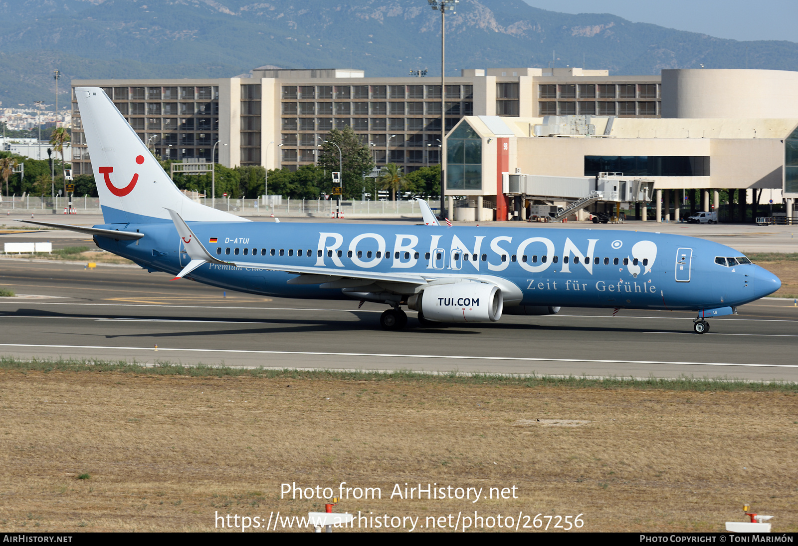 Aircraft Photo of D-ATUI | Boeing 737-8K5 | TUI | AirHistory.net #267256