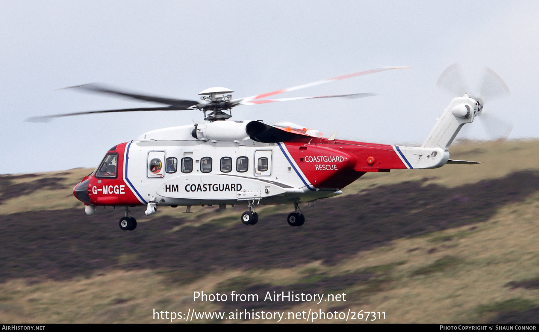 Aircraft Photo of G-MCGE | Sikorsky S-92A | HM Coastguard | AirHistory.net #267311