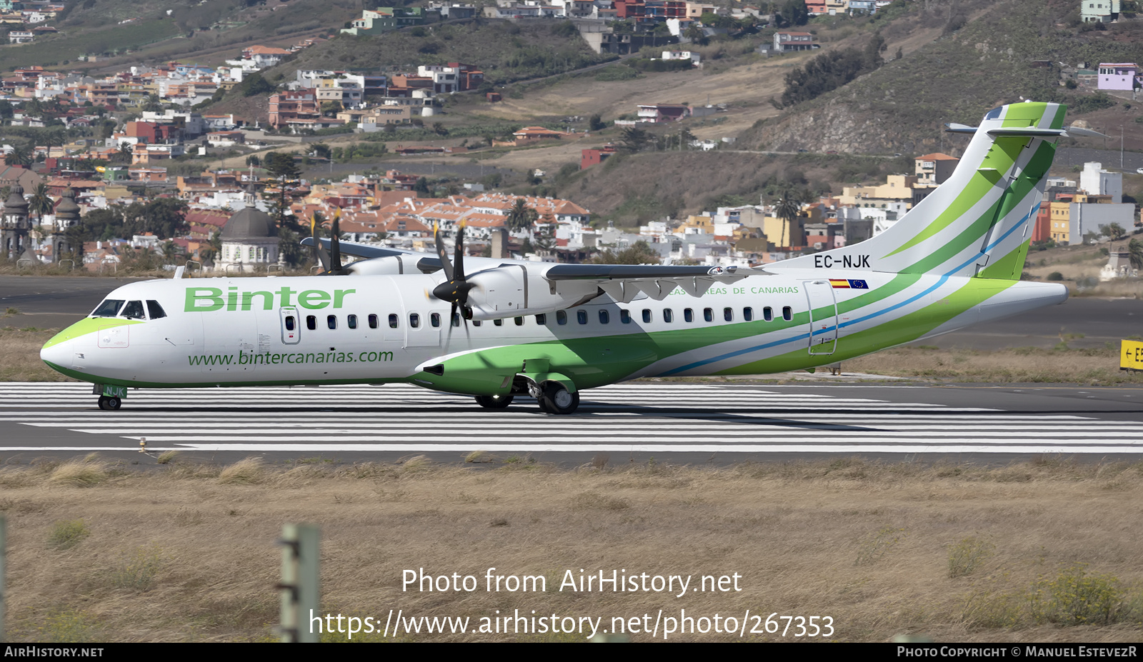 Aircraft Photo of EC-NJK | ATR ATR-72-600 (ATR-72-212A) | Binter Canarias | AirHistory.net #267353