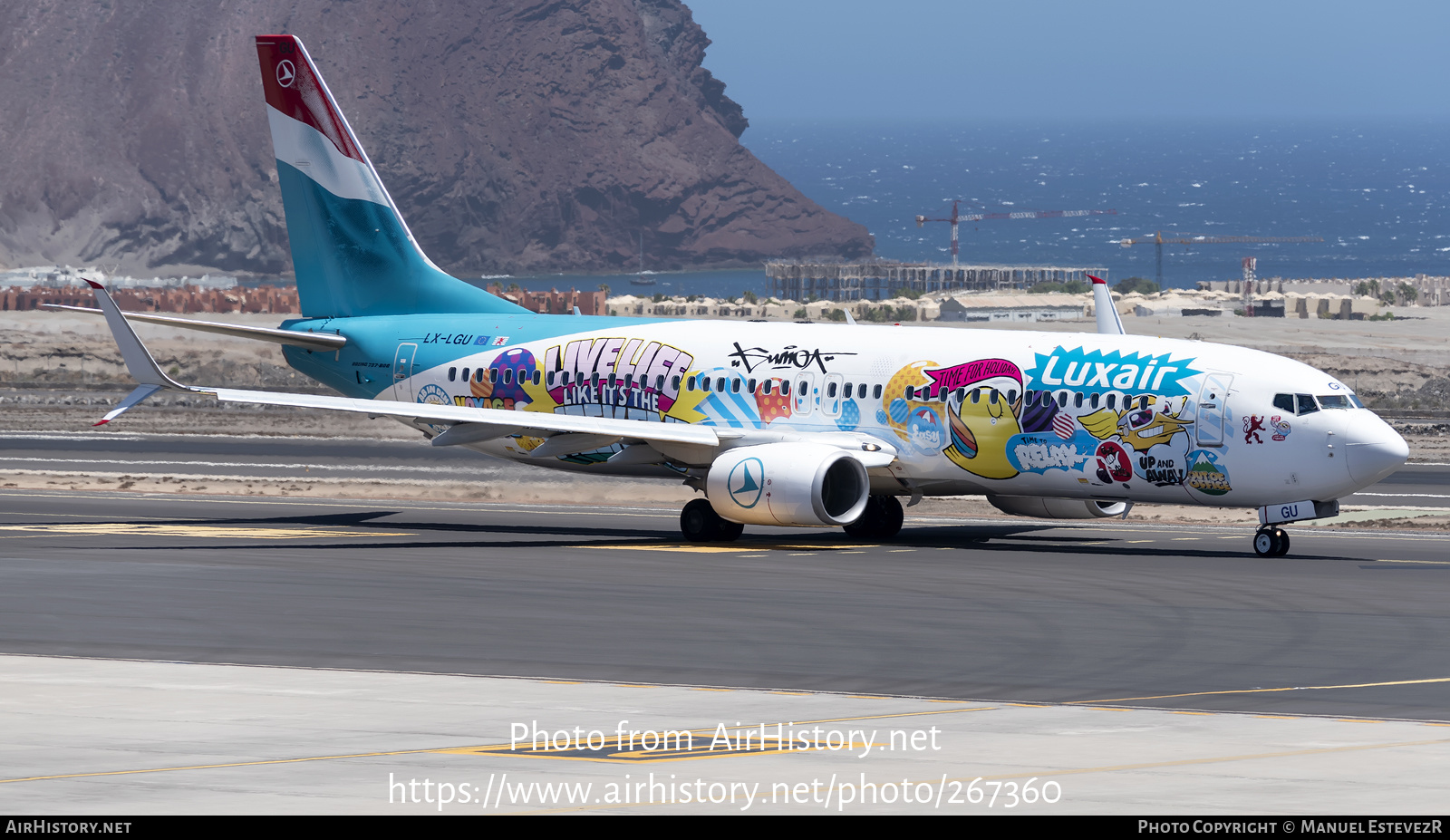 Aircraft Photo of LX-LGU | Boeing 737-8C9 | Luxair | LIVELIFE Like it's the Weekend | AirHistory.net #267360