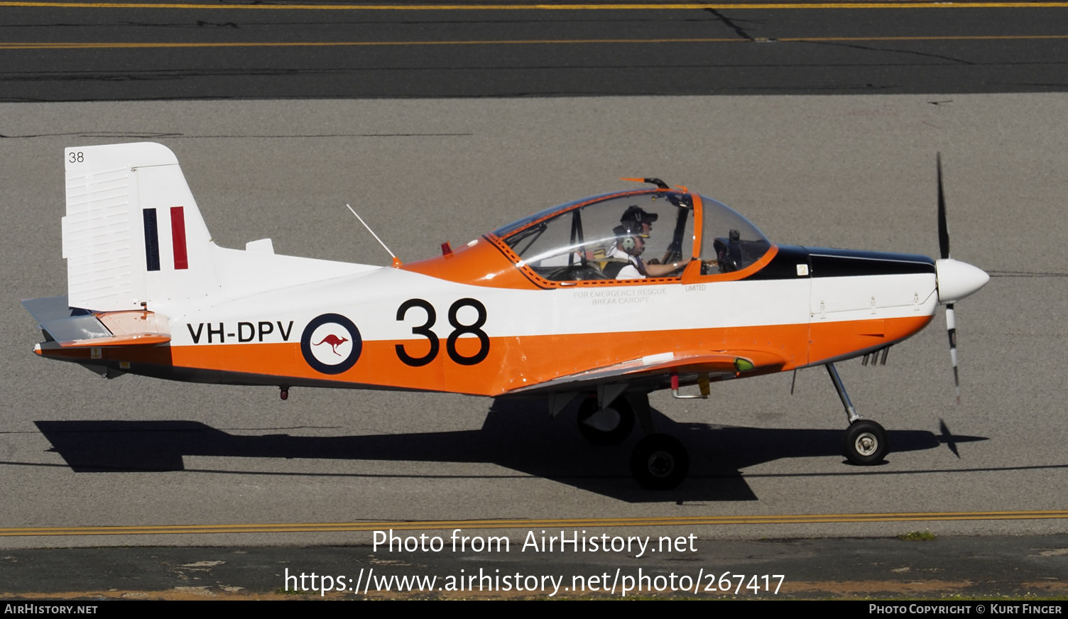 Aircraft Photo of VH-DPV | New Zealand CT-4A Airtrainer | Australia - Air Force | AirHistory.net #267417