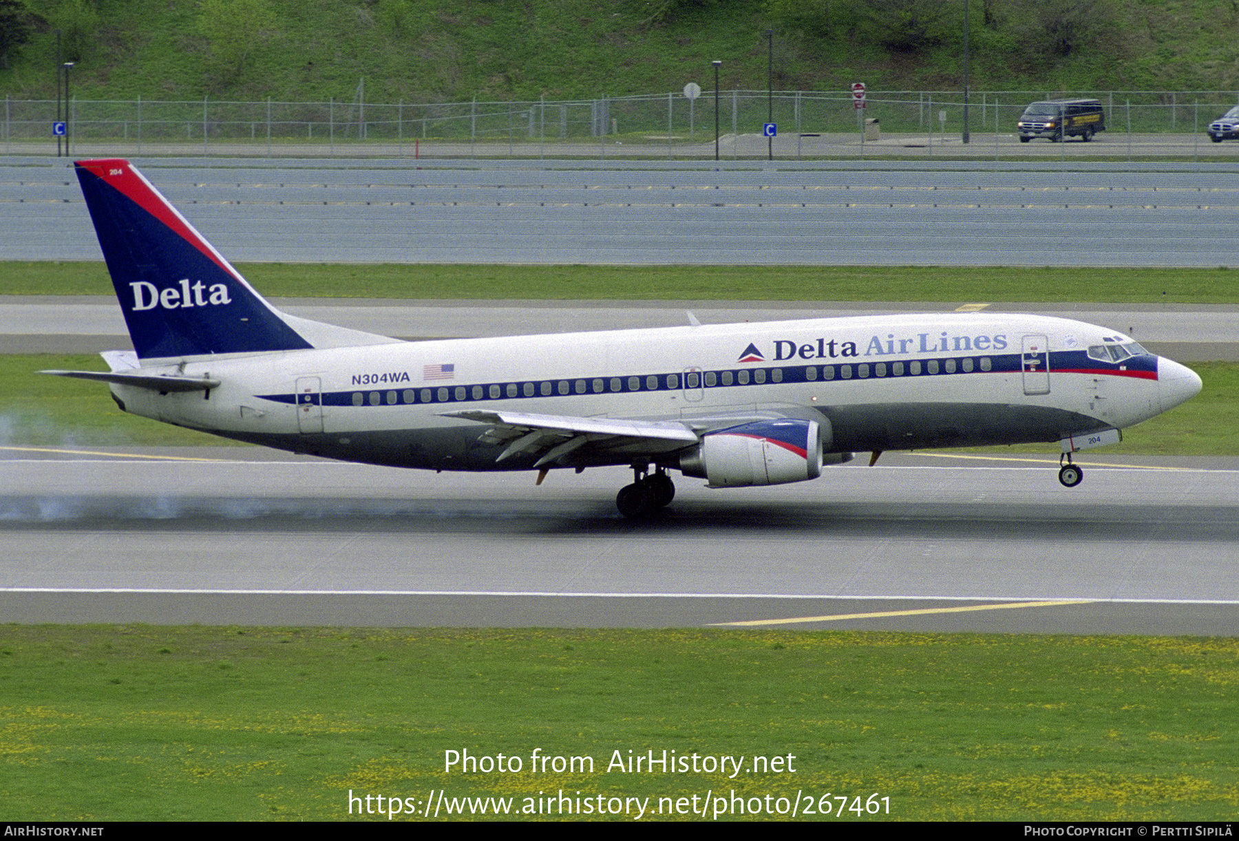 Aircraft Photo of N304WA | Boeing 737-347 | Delta Air Lines | AirHistory.net #267461