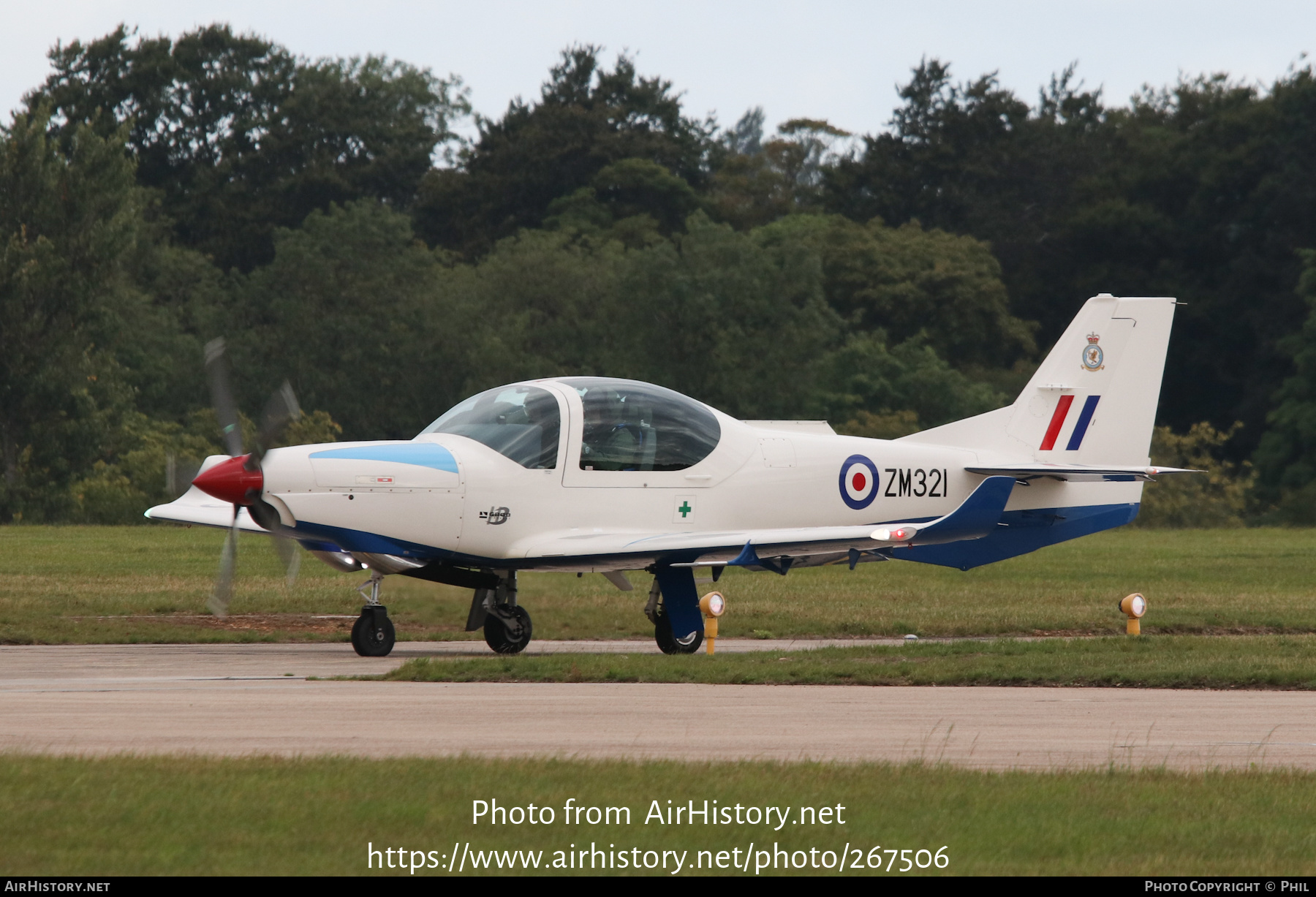 Aircraft Photo of ZM321 | Grob G-120TP Prefect T1 | UK - Air Force | AirHistory.net #267506