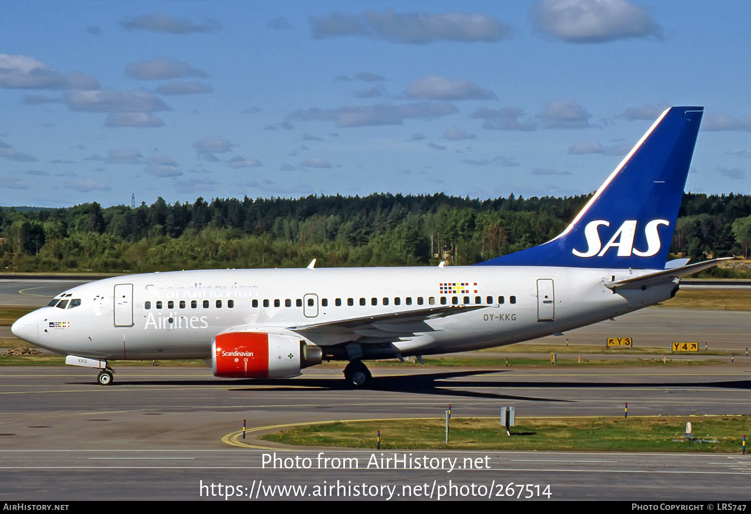 Aircraft Photo of OY-KKG | Boeing 737-683 | Scandinavian Airlines - SAS | AirHistory.net #267514