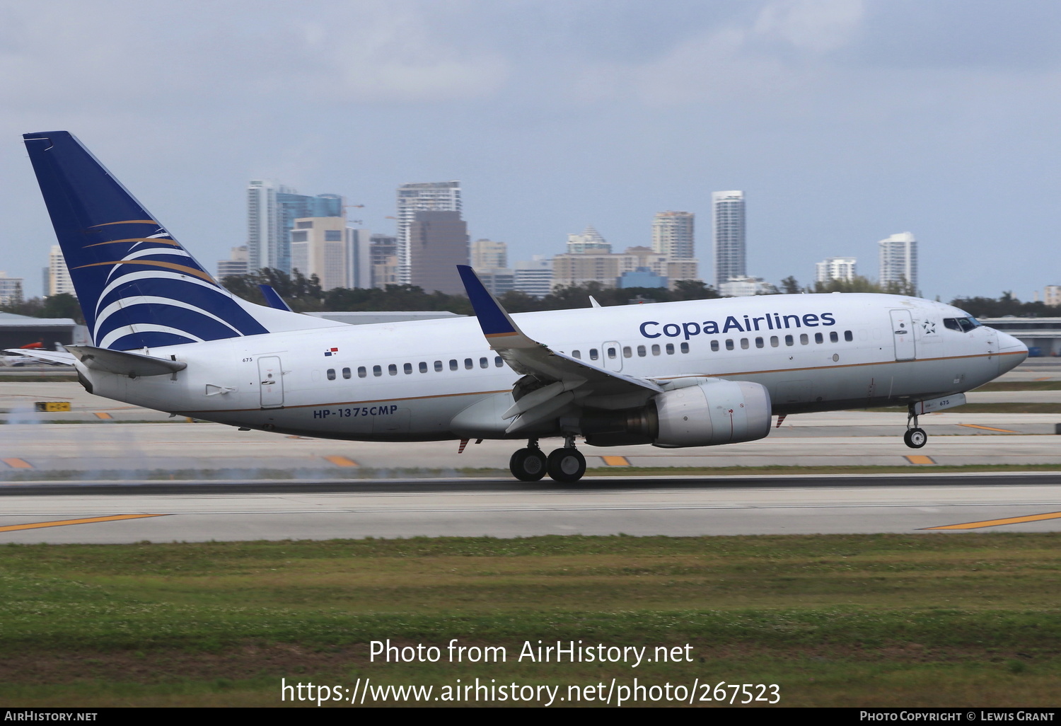 Aircraft Photo of HP-1375CMP | Boeing 737-7V3 | Copa Airlines | AirHistory.net #267523