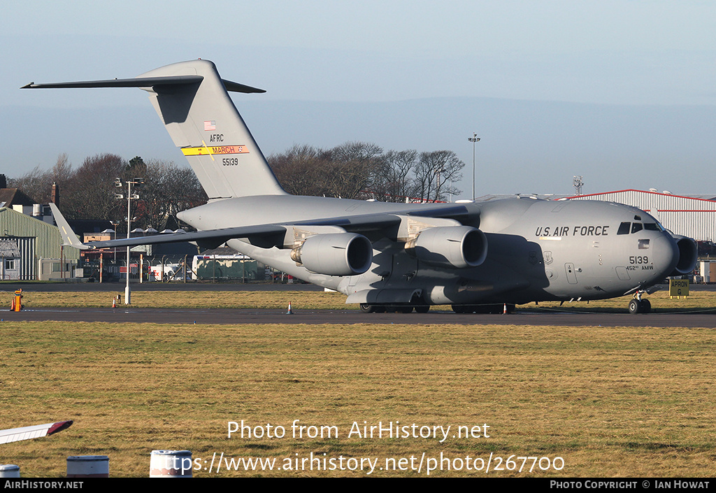 Aircraft Photo of 05-5139 / 55139 | Boeing C-17A Globemaster III | USA - Air Force | AirHistory.net #267700