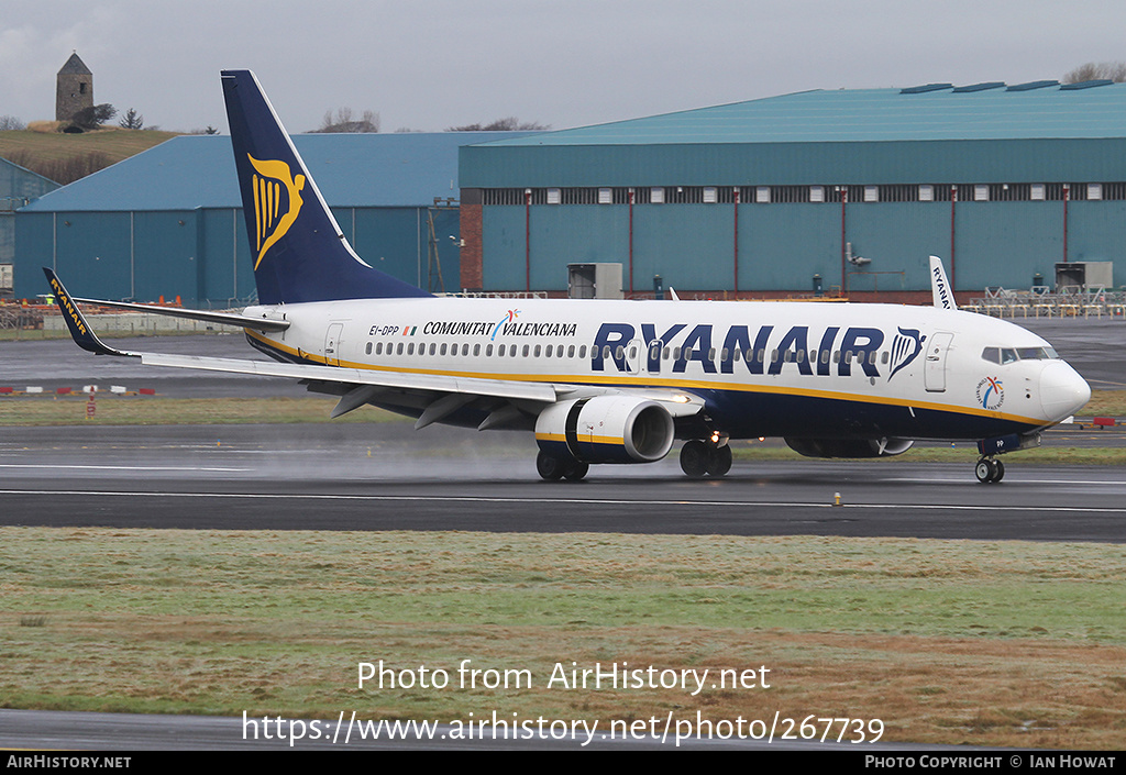 Aircraft Photo of EI-DPP | Boeing 737-8AS | Ryanair | AirHistory.net #267739